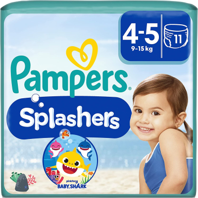 Pampers Splashers 4-5 | Packung mit 11 Schwimmwindeln