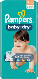 Pampers Baby-Dry 3 - Sparpack mit 52 Windeln