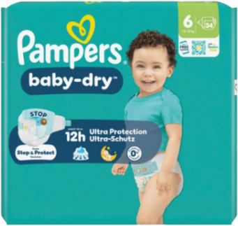 Pampers Baby-Dry 6 - Sparpack mit 34 Windeln