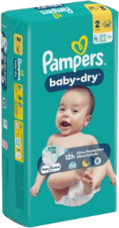 Pampers Baby-Dry 2 - Sparpack mit 58 Windeln
