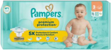 Pampers Premium Protection 3 - Sparpack mit 48 Windeln