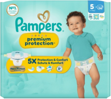 Pampers Premium Protection 5 - Sparpack mit 34 Windeln