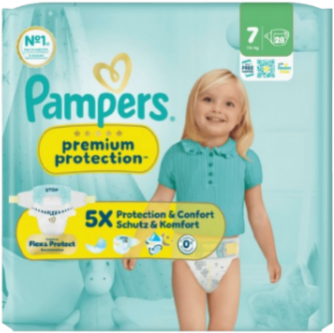 Pampers Premium Protection 7 - Sparpack mit 28 Windeln