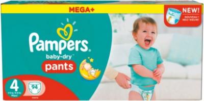 Pampers Baby-Dry Pants 4 Angebot Mega+ | windelangebot.de