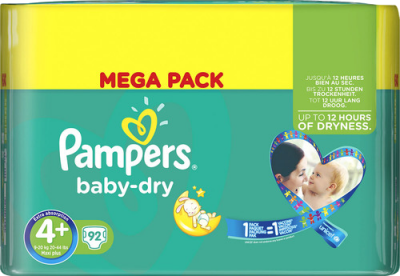 Pampers 4+ Mega+ Pack |