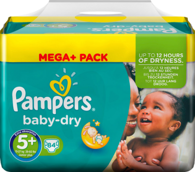 pampers baby dry 5 megapack