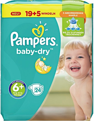 Pampers Baby-Dry 6+ Angebot + | windelangebot.de