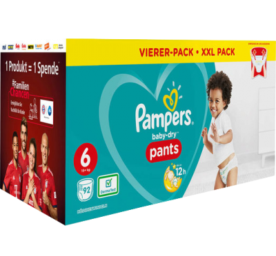 Pampers Baby Dry Pants 6 Angebot Vierer Pack Windelangebot De