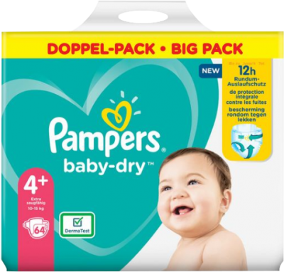 Auroch streepje Vervloekt Pampers Baby-Dry 4+ Angebot Doppel-Pack | windelangebot.de