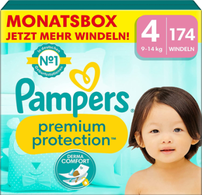 Pampers Premium Protection 4 Monatsbox