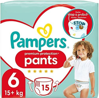 Pampers Premium Protection Pants 6 - Einzelpack mit 15 Windelpants