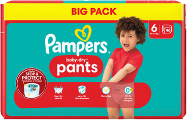 Pampers Baby-Dry Pants 6 - Big Pack mit 46 Windelpants