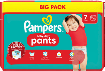 Pampers Baby-Dry Pants 7 - Big Pack mit 46 Windelpants