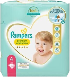 Pampers Premium Protection 4 - Einzelpack mit 25 Windeln
