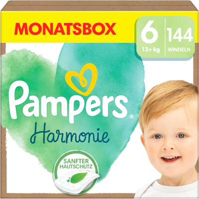 Pampers Harmonie 6 - Monatsbox mit 144 Windeln