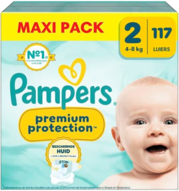 Pampers Premium Protection 2 - Maxi Pack mit 117 Windeln